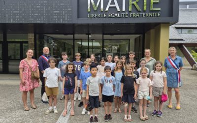 Les délégués reçus par le maire de Betton